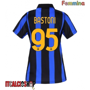 Inter Milan Alessandro Bastoni #95 Prima Maglia Femmina 2026-27 Manica Corta